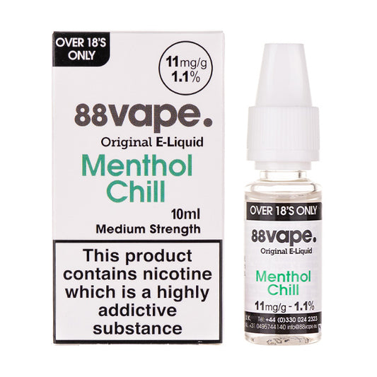 Menthol Chill 50/50 E-Liquid by 88Vape