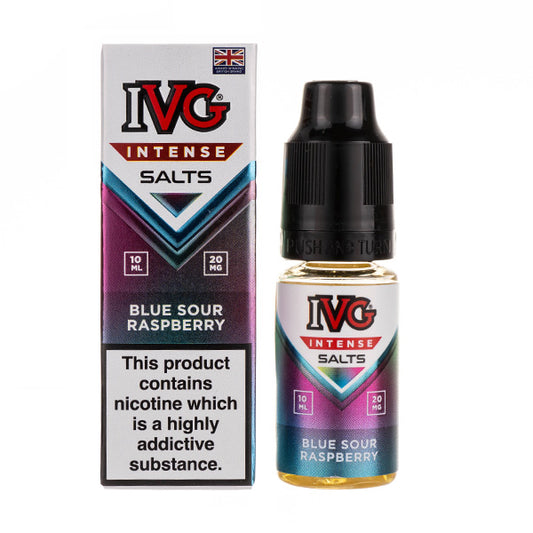 Blue Sour Raspberry Nic Salt by IVG Intense Salts